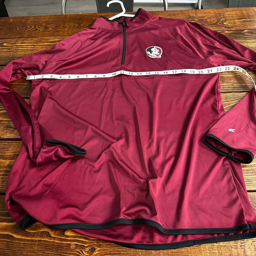 Colosseum Florida State Seminoles 1/4 Zip Pullover Size L Red